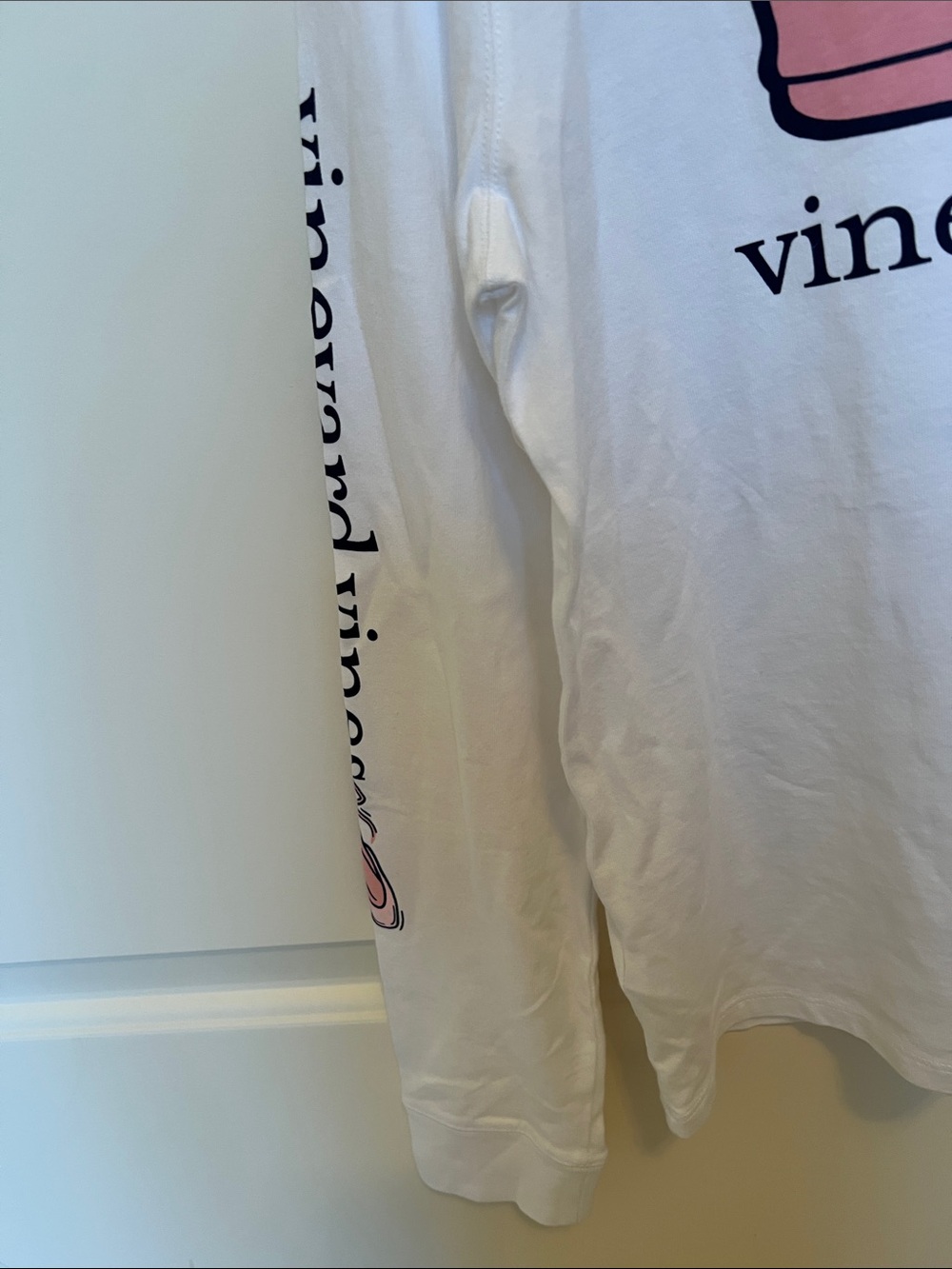 NEW Vineyard Vines Girls Long-Sleeve Pocket Tee with Ballet shoes - Picture 5 of 5